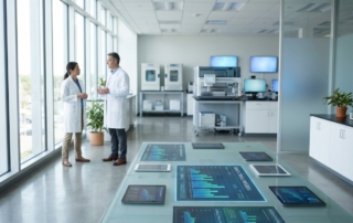 Modern medical research facility representing stem cell clinical trials 2026 arthritis advancement