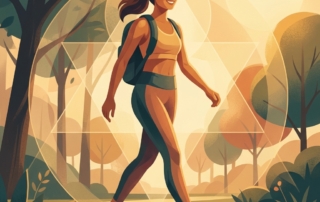 Active woman walking confidently outdoors, representing recovery through gluteal tendonitis regenerative treatment