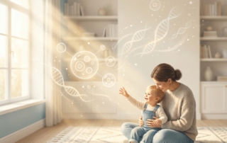 Illustration symbolizing hope and science behind cerebral palsy stem cell therapy research