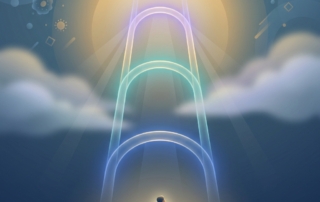 Illustrated ladder symbolizing what stem cell therapy is used for, from proven to experimental