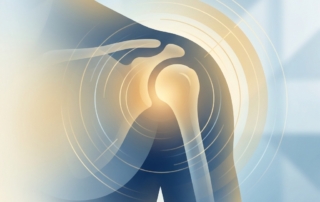 Abstract illustration symbolizing stem cell therapy rotator cuff tears treatment pathways